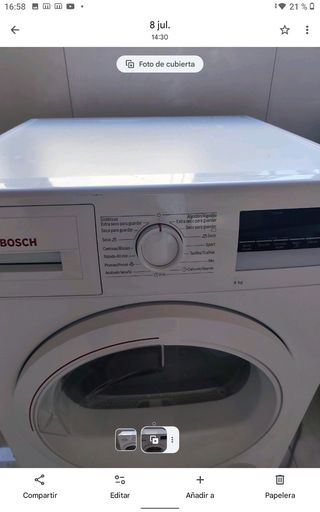 Secadora Bosch 8 kilos