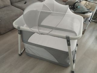 Cuna viaje, mecedora con mosquitera,4 en 1