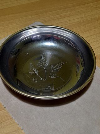 SVUOTATASCHE ACCIAIO E ORO 24K VINTAGE 