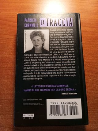 Romanzo di Patricia cornwell