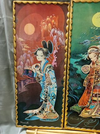 Cuadros lacados del artista e ilustrador I vernet