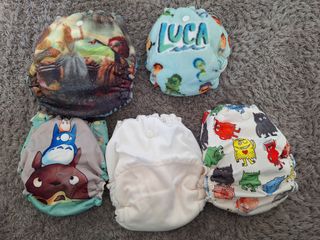 Pañales de tela artesanos