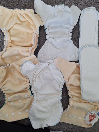 Pañales de tela artesanos