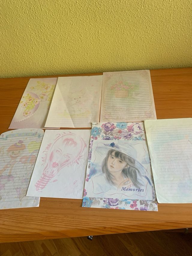 Cartas perfumadas lote