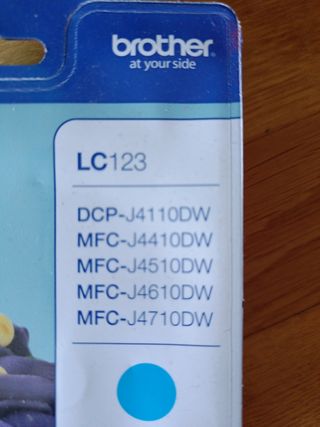 Cartucho Brother LC123 Cian