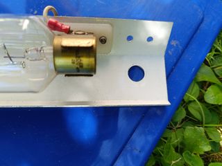 Antigua lámpara de cabina telefonica