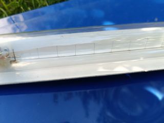 Antigua lámpara de cabina telefonica