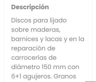 Discos  RHYNOGRIP CAJAS.Maquina  