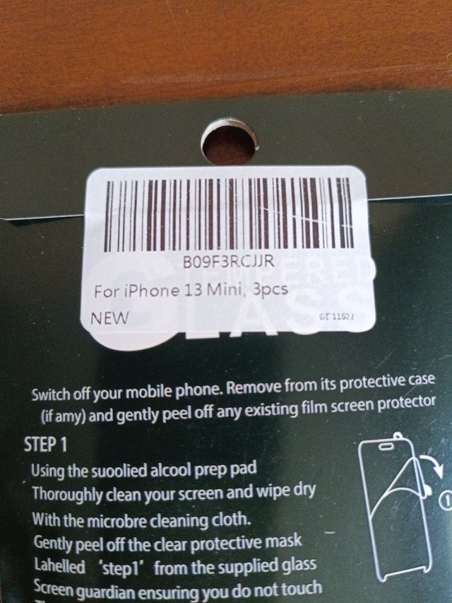 Pellicola di vetro temperato 3 pezzi