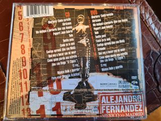 CD+DVD Alejandro Fernández