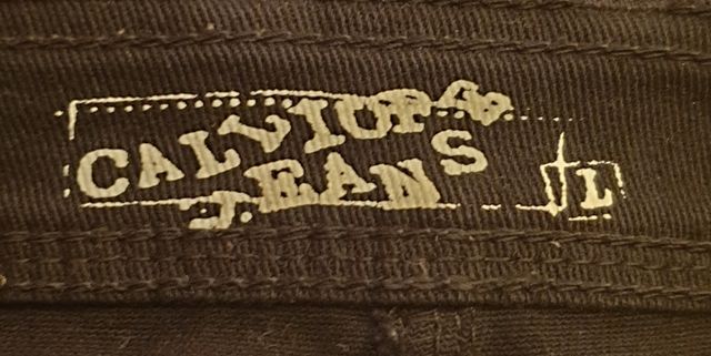 Gonna pantalone in denim nero Calliope Jeans tg.L