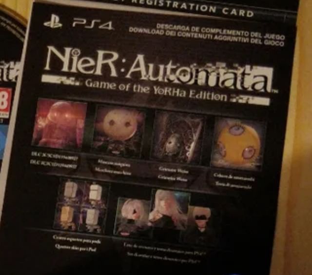 Nier automata ps4 LEER ABAJO