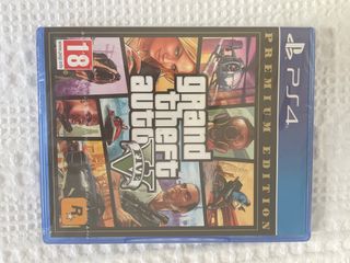 GTA V PS4 premium edition sin abrir
