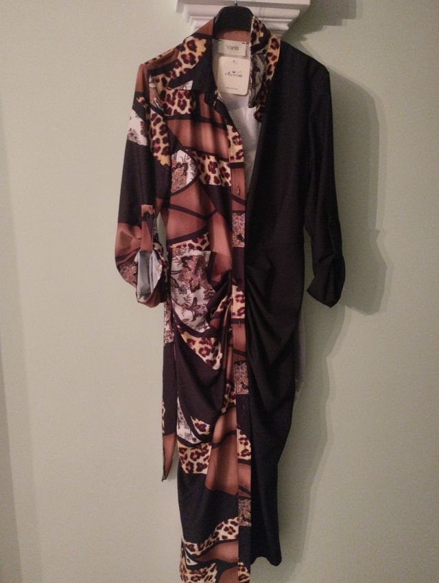 Vestido animal print