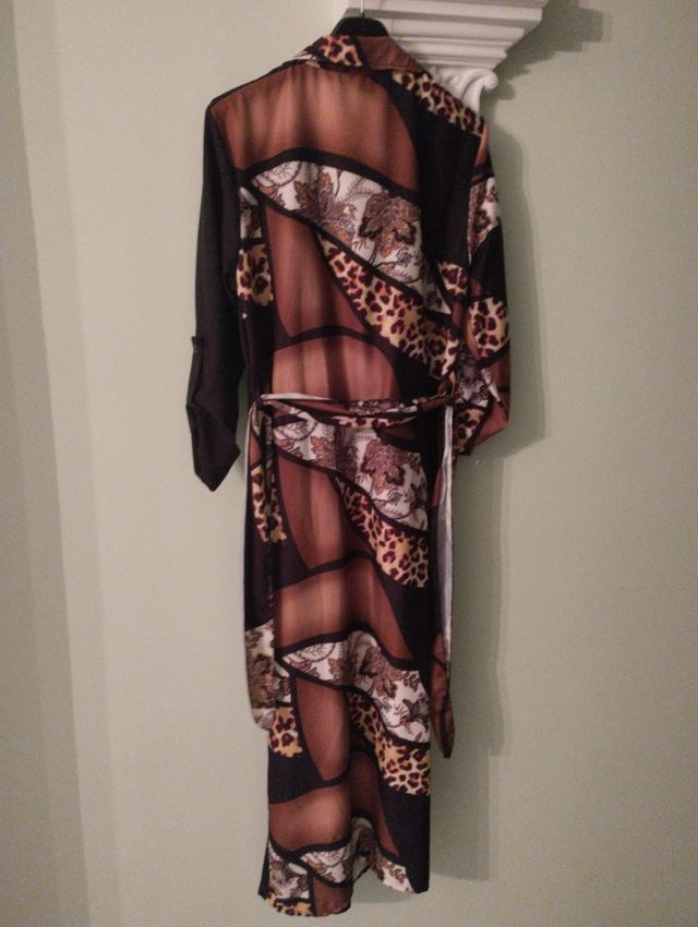 Vestido animal print