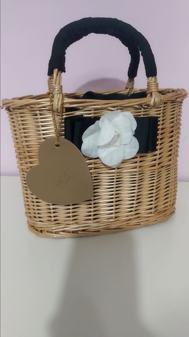 Borsa cestello in vimini Le Chicche