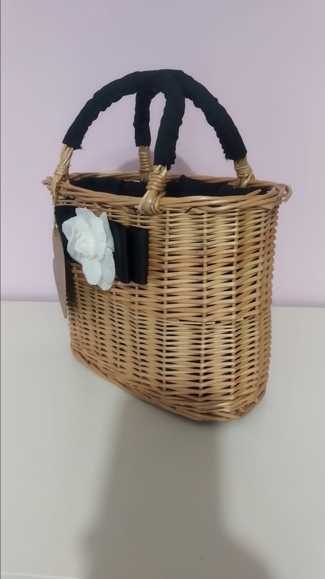 Borsa cestello in vimini Le Chicche