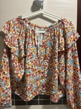 Blusa Maggie sweet talla M flores