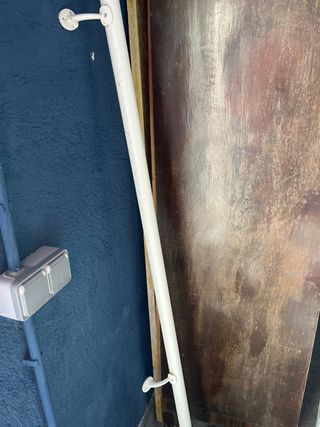 Barandilla posamanos metalica blanco