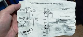 Faldillas Renault super 5