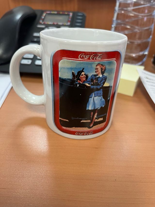 Taza vintage Coca-cola