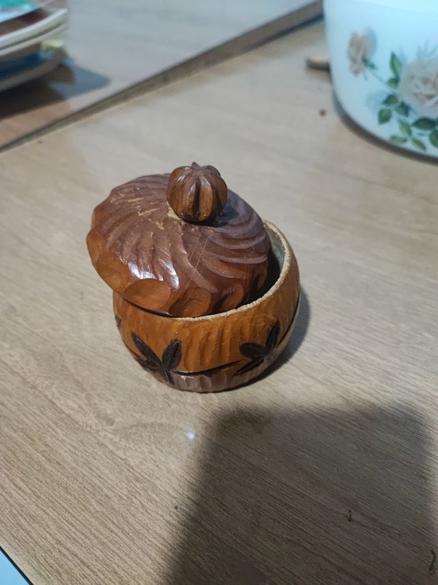 Zuccheriera in legno 