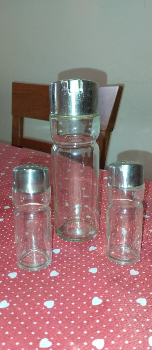 Set olio, sale e pepe