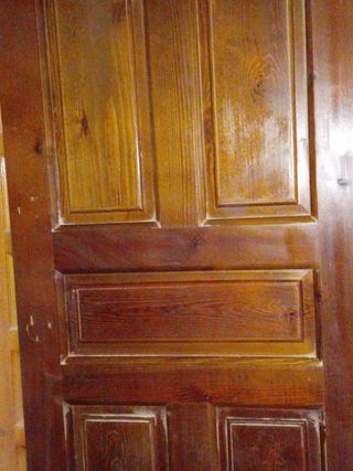 Puertas madera maciza corredera