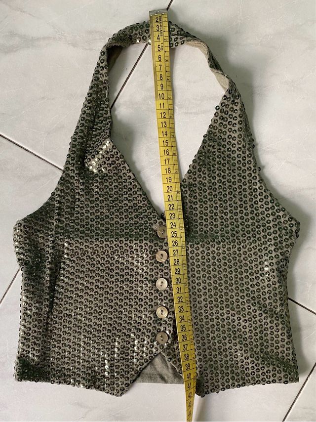 Gilet con paillettes tg 7 anni bambina Miss Grant