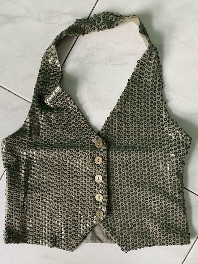 Gilet con paillettes tg 7 anni bambina Miss Grant