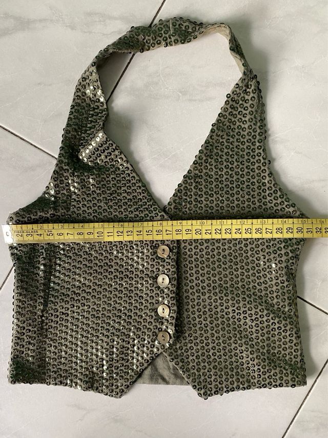 Gilet con paillettes tg 7 anni bambina Miss Grant