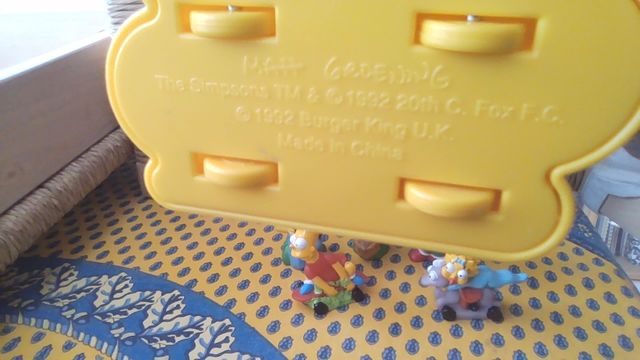 Pack SIMPSONS Burger King Kids Club 1990