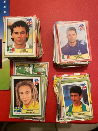 Cromos recuperados panini mundial USA 94