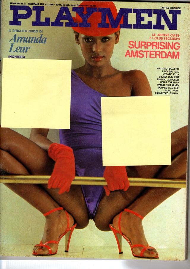 Amanda Lear Patrizia Buffa  playmen febbraio 1979