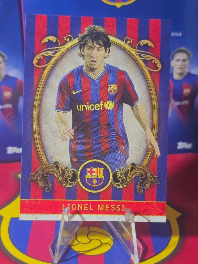 Lionel Messi Vintage Topps FC Barcelona Team Set
