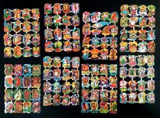 Lámina cromos TROQUELADOS Maves