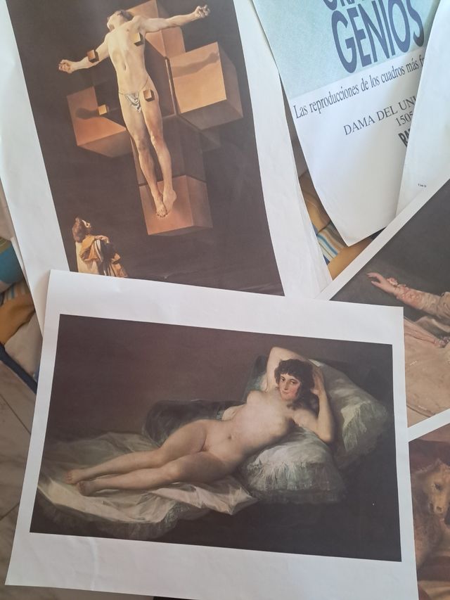 Láminas Grandes genios y Tesoros mundo