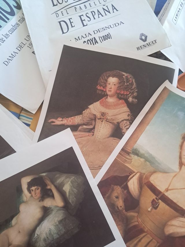 Láminas Grandes genios y Tesoros mundo