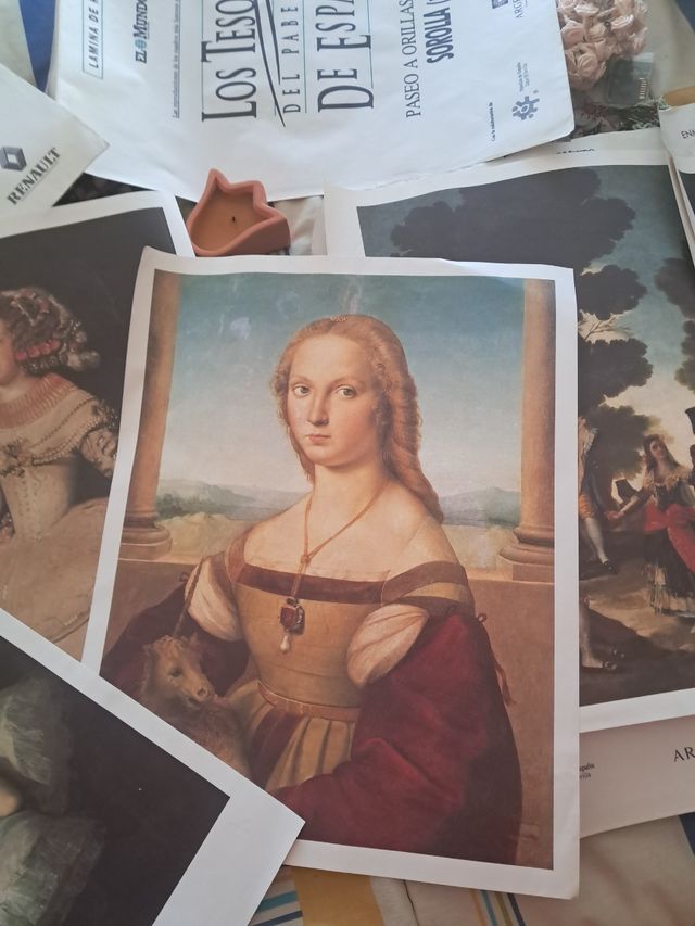 Láminas Grandes genios y Tesoros mundo