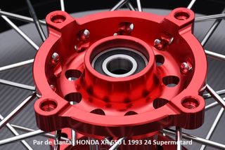 Par de Llantas HONDA XR 650 L 1993 24 Supermotard