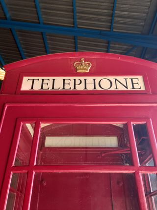 CABINA TELEFONICA INGLESA ORIGINAL