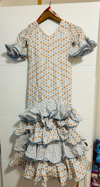 Trajes de flamenca gemelos madre e hija