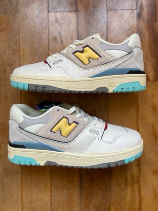 new balance 550 sea salt yellow