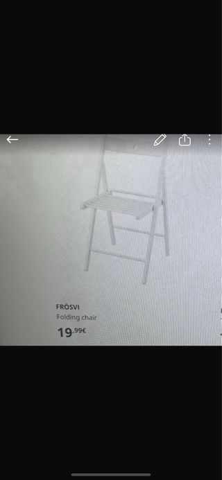 3 sillas IKEA