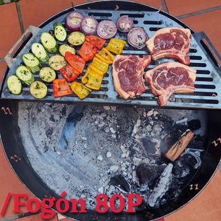 Barbacoa de carbón 80P