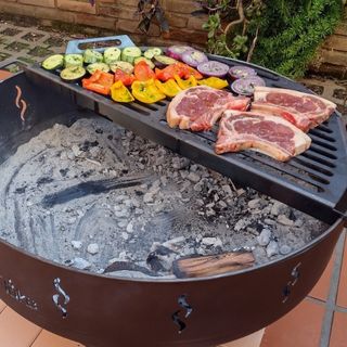 Barbacoa de carbón 80P