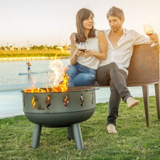 Barbacoa de carbón 60