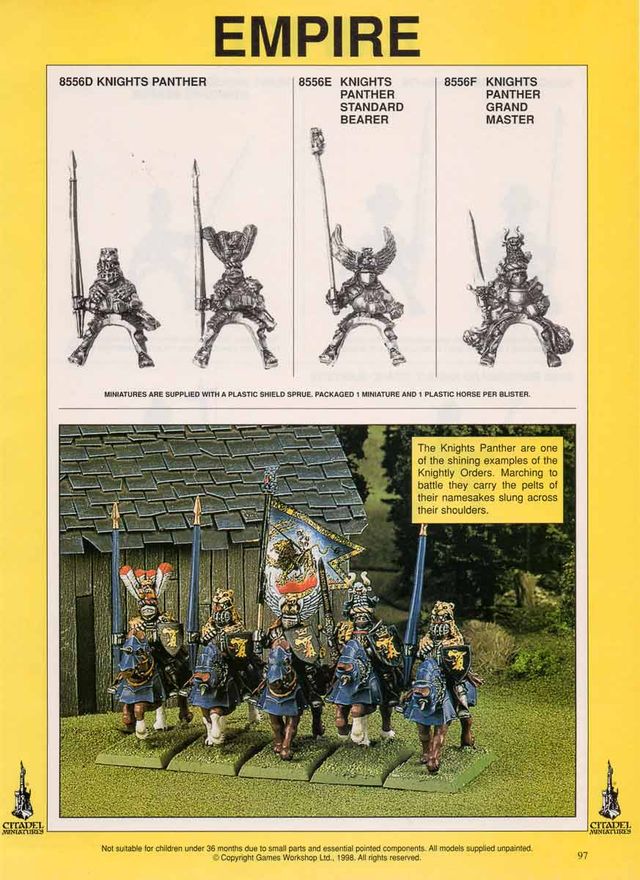 Warhammer Fantasy Knights Panther Grand Master