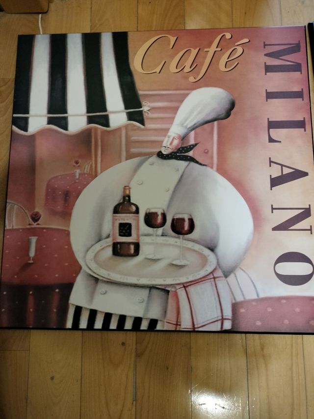 2 cuadros planos camareros nuevos