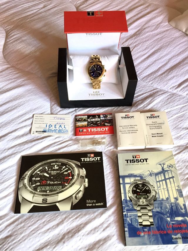 Reloj Tissot cristal de zafiro